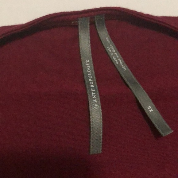 ❤️ XS ❤️ NWT Anthro Top Cowl Neck Long Sleeve - Picture 3 of 10